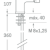 MONOMANDO BIDET LEGEND - Imagen 2