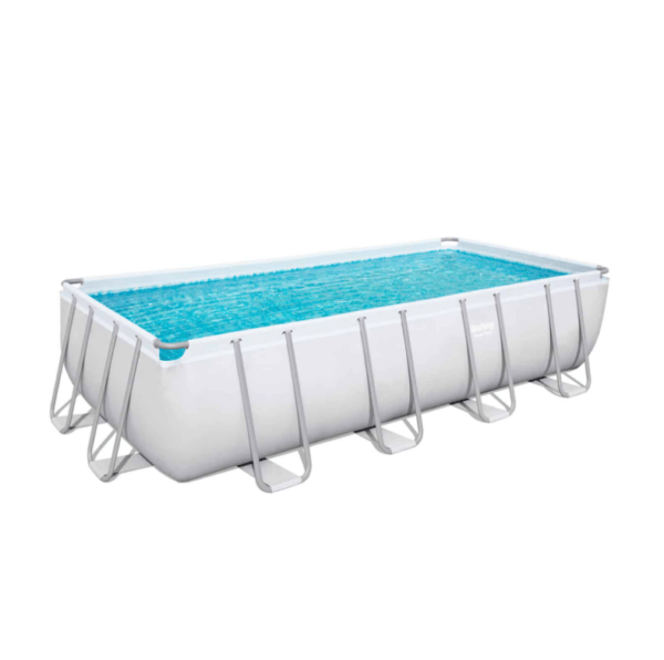 piscina sobre superficie Power Steel de Bestway de 5.49 m x 2.74 m x 1.22 m con bomba de filtrado