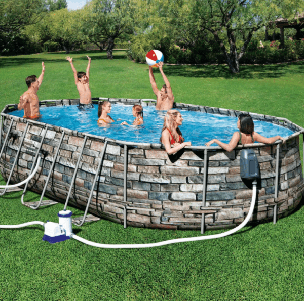 piscina sobre superficie Power Steel 610 X 366 X 122 CM - Imagen 2