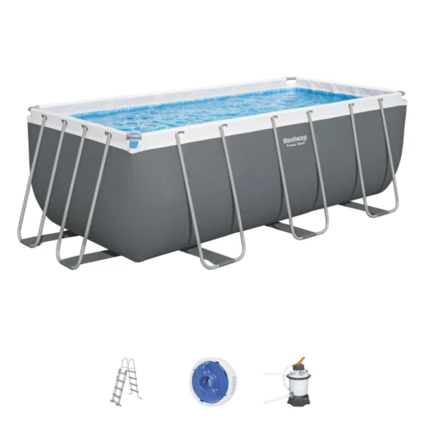 Piscina Desmontable Bestway Power Steel 4,12 m x 2,01 m x 1,22 m CON DEPURADORA DE CARTUCHO - Imagen 2