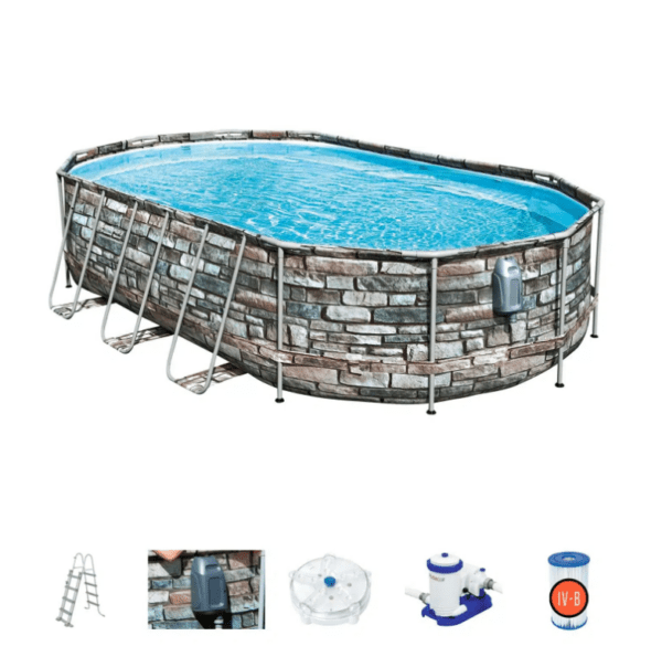 piscina sobre superficie Power Steel 610 X 366 X 122 CM - Imagen 5