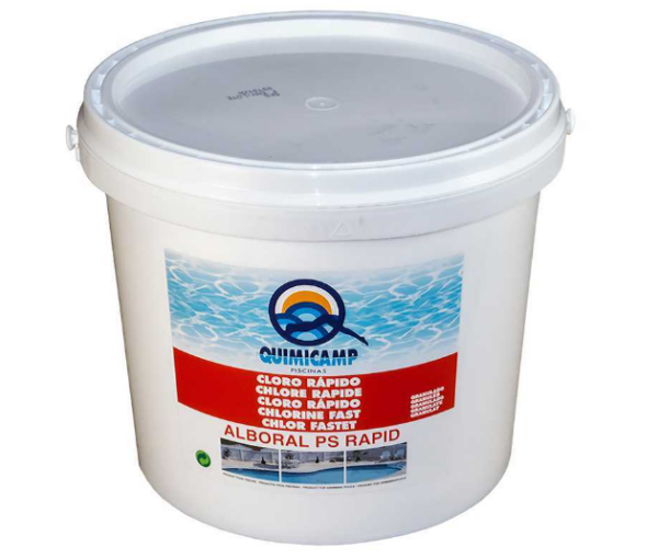 Alboral PS Rapid, cloro granulado. 5 kg. QUIMICAMP.